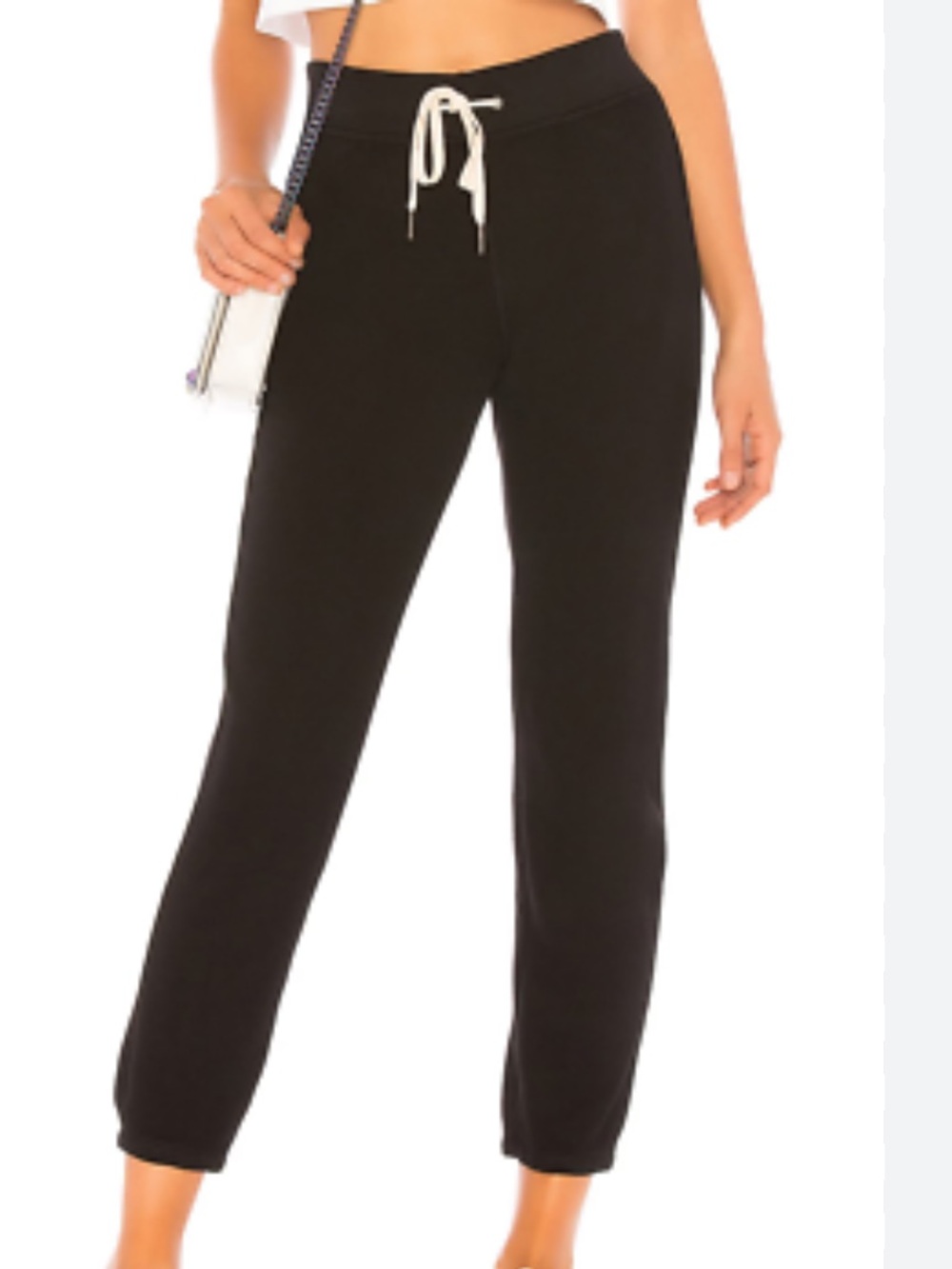 Women's Black Drawstring Jogger Pants